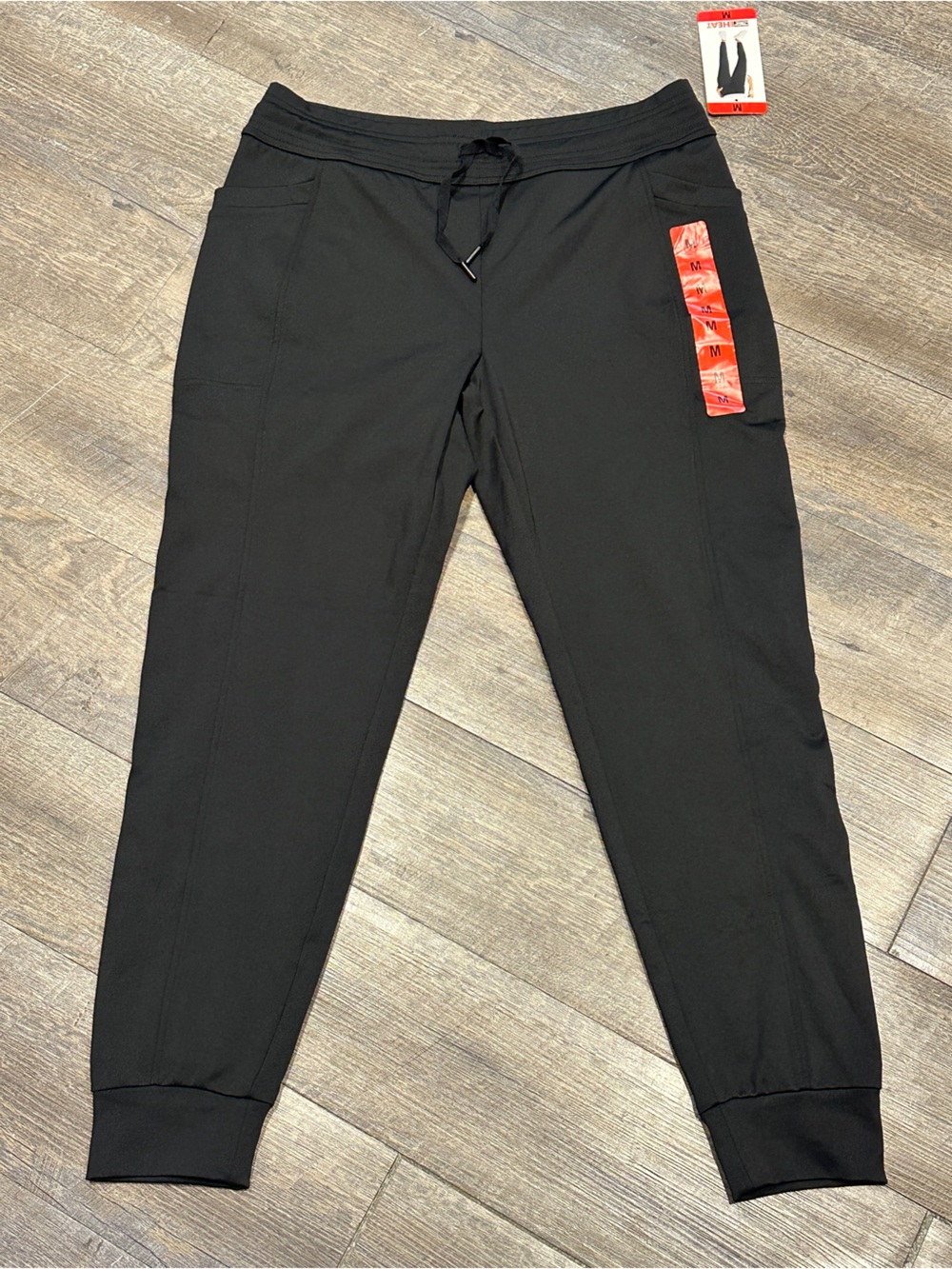 32 Degrees Heat Black Joggers Medium New with Tags
